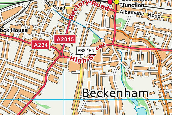 BR3 1EN map - OS VectorMap District (Ordnance Survey)