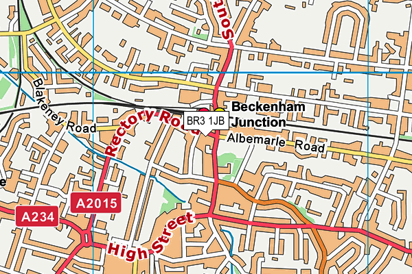 BR3 1JB map - OS VectorMap District (Ordnance Survey)