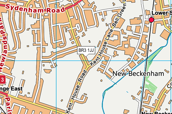 BR3 1JJ map - OS VectorMap District (Ordnance Survey)