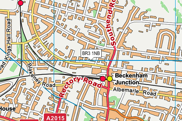 BR3 1NB map - OS VectorMap District (Ordnance Survey)