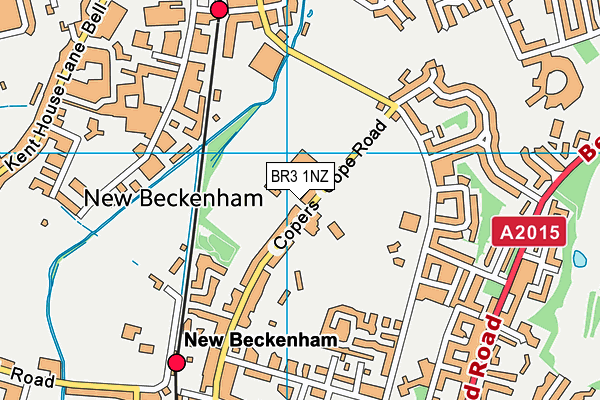 Crystal Palace Fc Academy map (BR3 1NZ) - OS VectorMap District (Ordnance Survey)