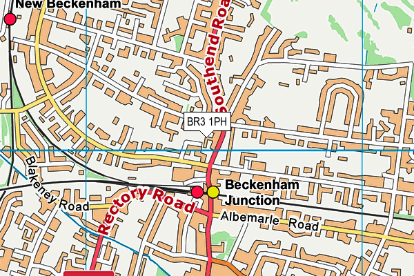 BR3 1PH map - OS VectorMap District (Ordnance Survey)
