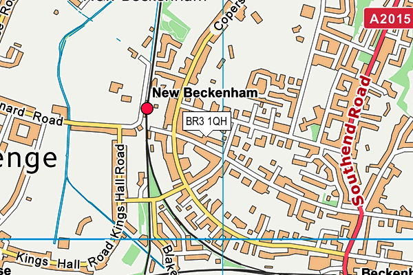 BR3 1QH map - OS VectorMap District (Ordnance Survey)