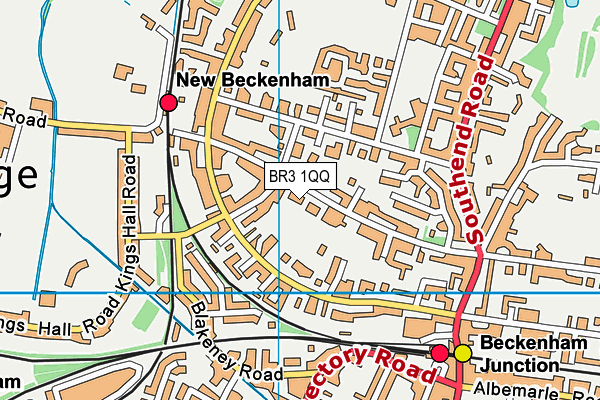 BR3 1QQ map - OS VectorMap District (Ordnance Survey)