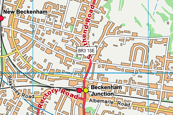 BR3 1SE map - OS VectorMap District (Ordnance Survey)