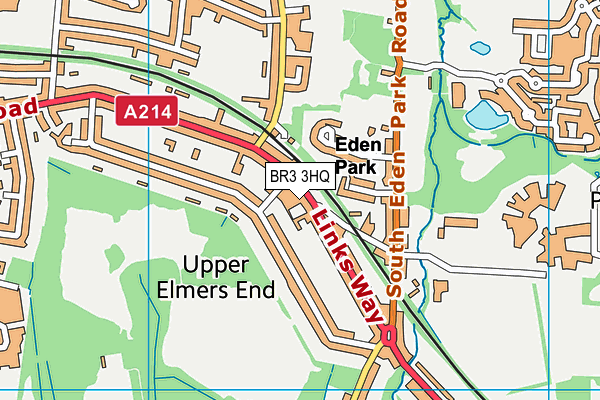 Map of EDEN GLAZIERS LIMITED at district scale