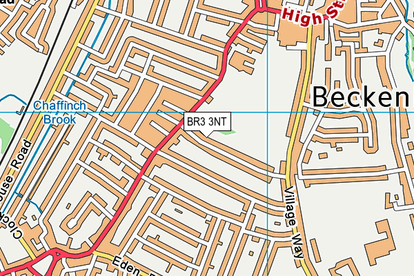 BR3 3NT map - OS VectorMap District (Ordnance Survey)