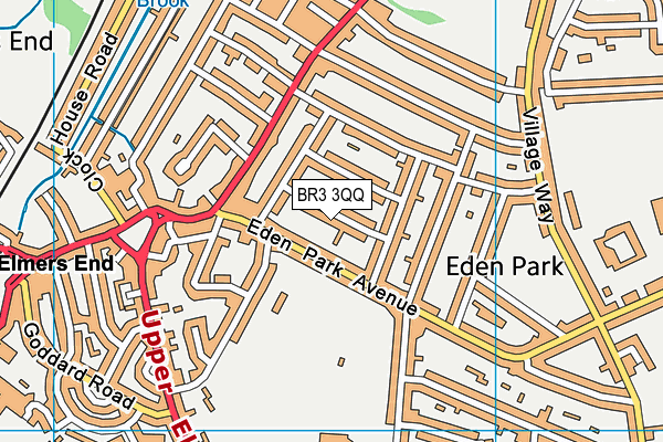BR3 3QQ map - OS VectorMap District (Ordnance Survey)