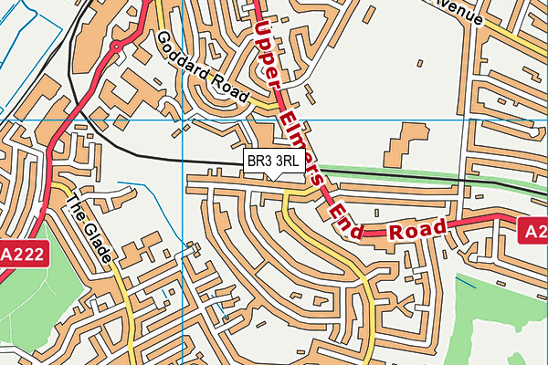 BR3 3RL map - OS VectorMap District (Ordnance Survey)