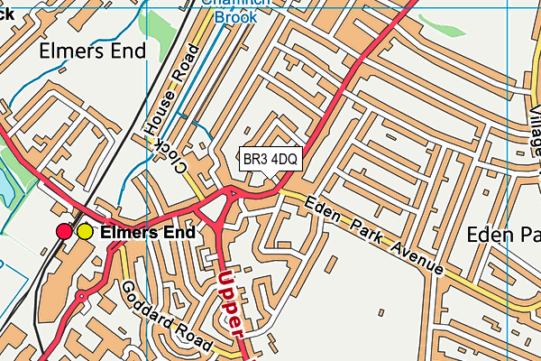 BR3 4DQ map - OS VectorMap District (Ordnance Survey)