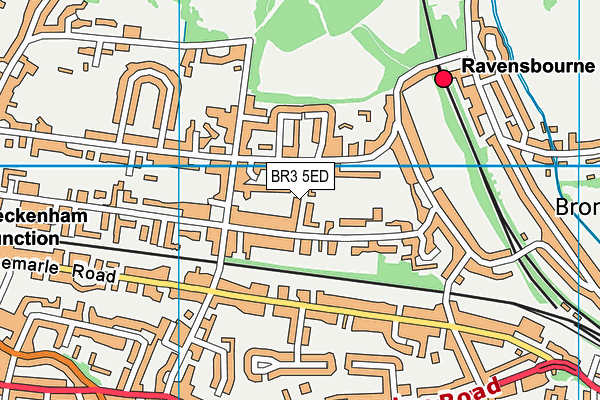 BR3 5ED map - OS VectorMap District (Ordnance Survey)