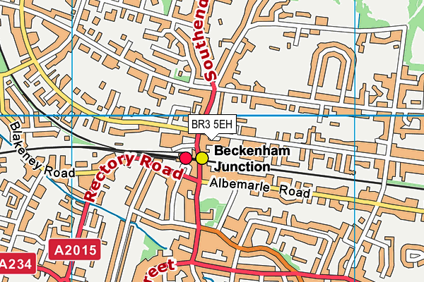 BR3 5EH map - OS VectorMap District (Ordnance Survey)