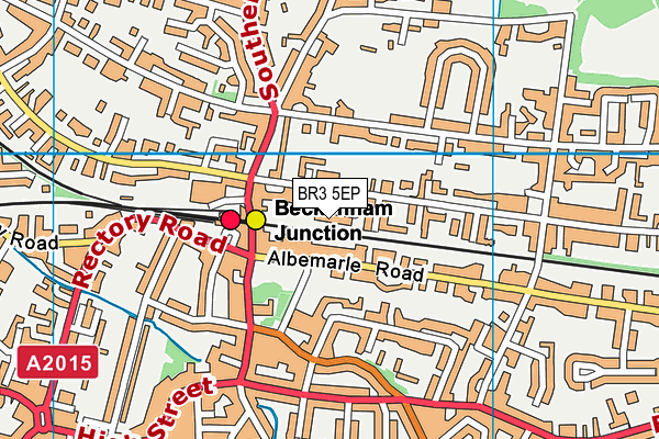 BR3 5EP map - OS VectorMap District (Ordnance Survey)