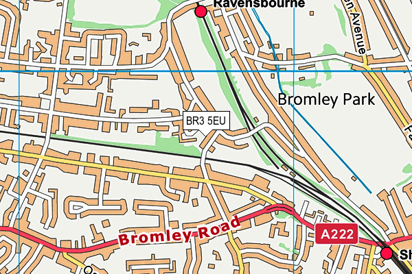 BR3 5EU map - OS VectorMap District (Ordnance Survey)