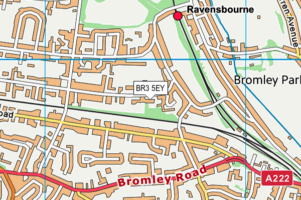 BR3 5EY map - OS VectorMap District (Ordnance Survey)