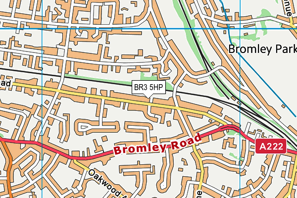 BR3 5HP map - OS VectorMap District (Ordnance Survey)