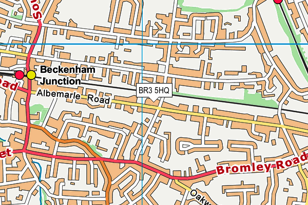 BR3 5HQ map - OS VectorMap District (Ordnance Survey)