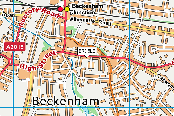 BR3 5LE map - OS VectorMap District (Ordnance Survey)