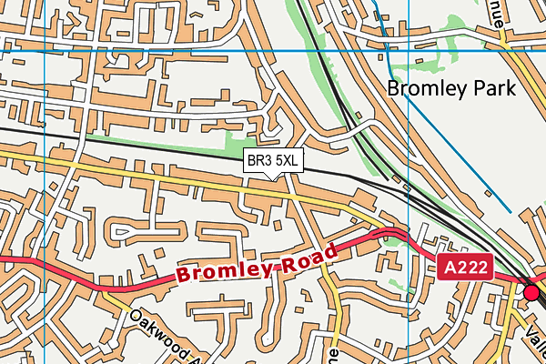 BR3 5XL map - OS VectorMap District (Ordnance Survey)