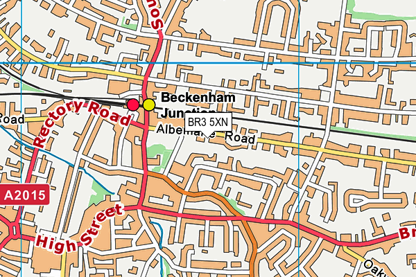BR3 5XN map - OS VectorMap District (Ordnance Survey)