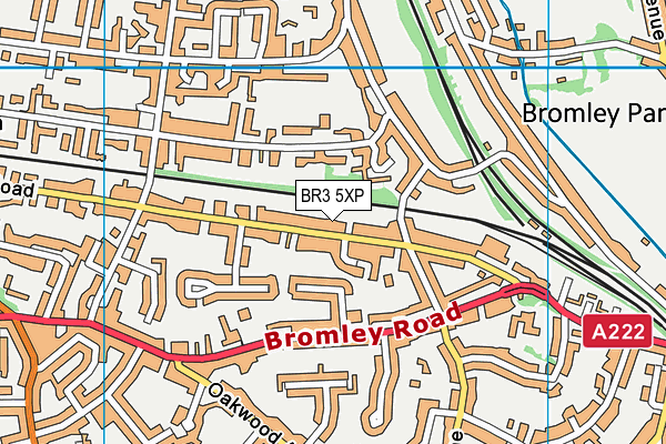 BR3 5XP map - OS VectorMap District (Ordnance Survey)