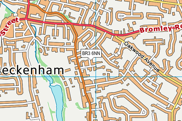 BR3 6NN map - OS VectorMap District (Ordnance Survey)