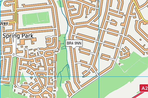 BR4 9NN map - OS VectorMap District (Ordnance Survey)