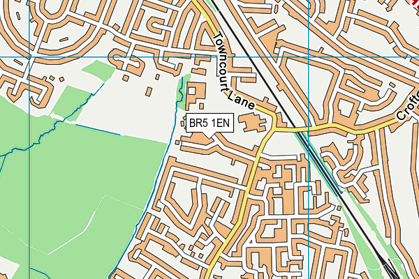 BR5 1EN map - OS VectorMap District (Ordnance Survey)
