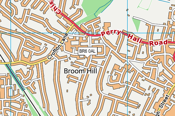 BR6 0AL map - OS VectorMap District (Ordnance Survey)