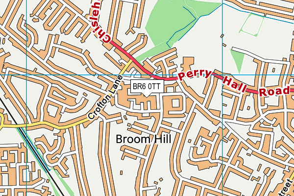 BR6 0TT map - OS VectorMap District (Ordnance Survey)