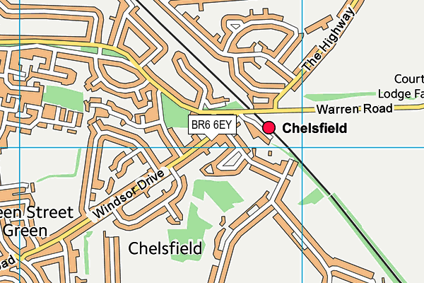 Map of B.T.A.N CHELSFIELD LTD at district scale