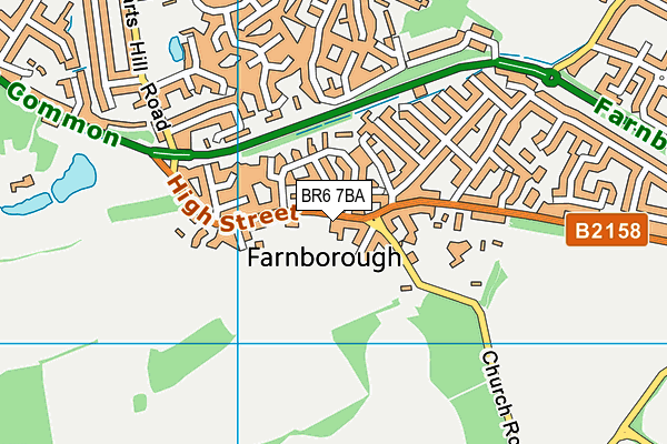 Farnborough Sports Club map (BR6 7BA) - OS VectorMap District (Ordnance Survey)