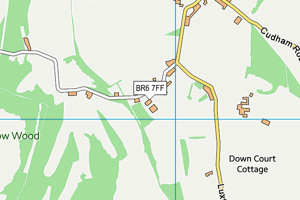 BR6 7FF map - OS VectorMap District (Ordnance Survey)