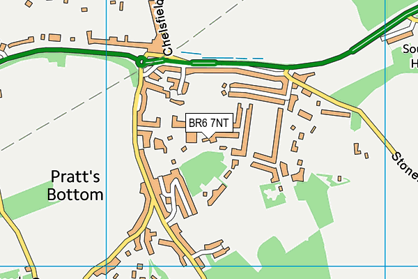 BR6 7NT map - OS VectorMap District (Ordnance Survey)