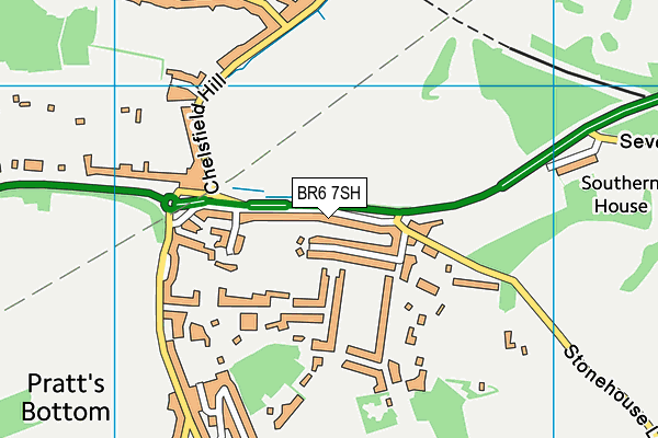 BR6 7SH map - OS VectorMap District (Ordnance Survey)