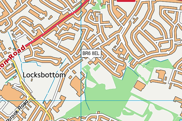 BR6 8EL map - OS VectorMap District (Ordnance Survey)