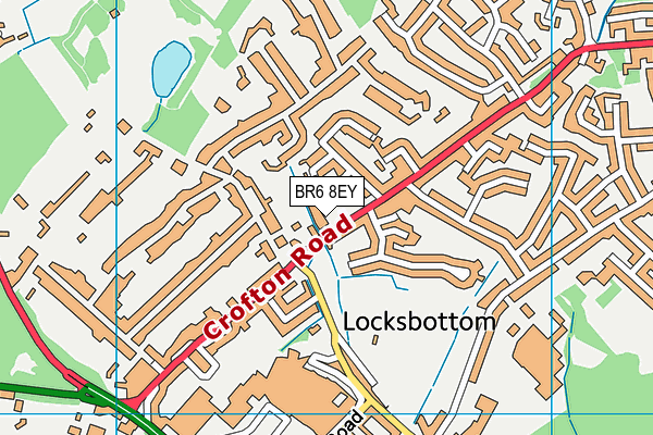 BR6 8EY map - OS VectorMap District (Ordnance Survey)