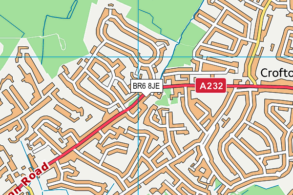 St Paul’s Crofton Hall map (BR6 8JE) - OS VectorMap District (Ordnance Survey)