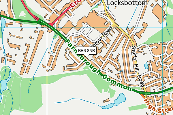 BR6 8NB map - OS VectorMap District (Ordnance Survey)