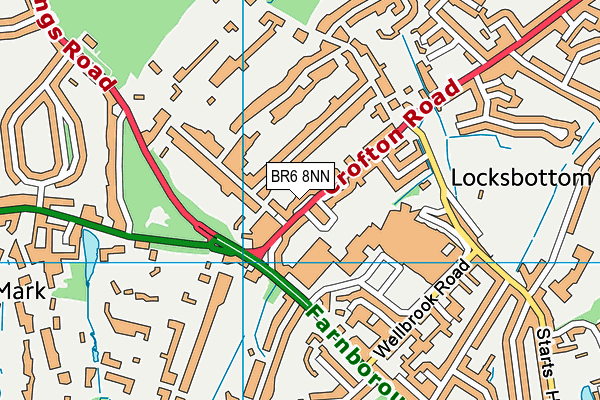 BR6 8NN map - OS VectorMap District (Ordnance Survey)