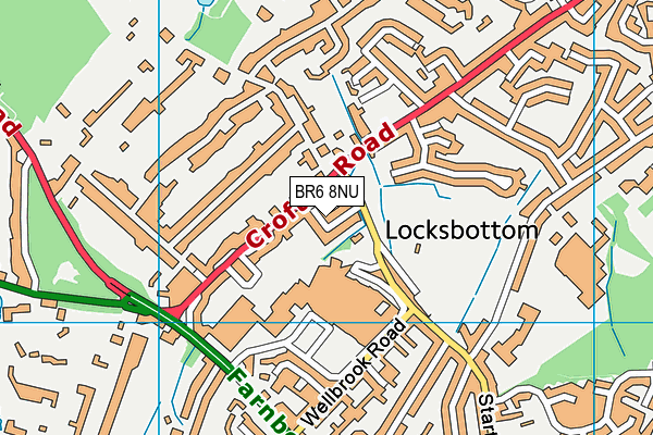 BR6 8NU map - OS VectorMap District (Ordnance Survey)