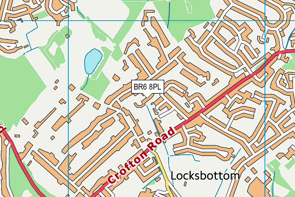 BR6 8PL map - OS VectorMap District (Ordnance Survey)