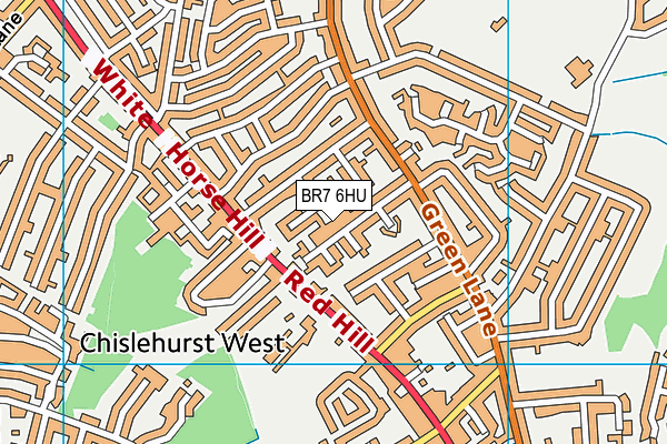 Map of CHISLEHURST PRISTINE BUILDING LIMITED at district scale
