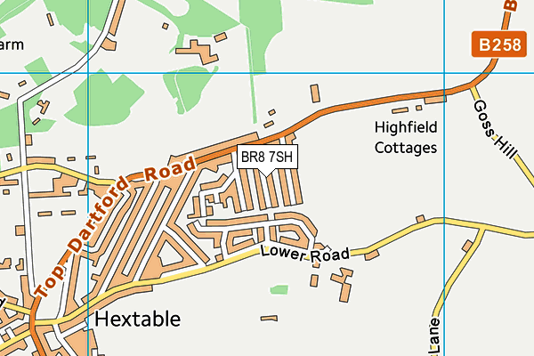 Map of KRELL ESTATES LTD. at district scale
