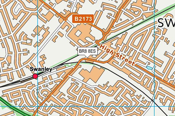 Map of CLOVE SWANLEY LTD at district scale
