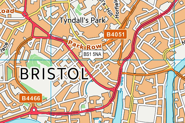 Bristol Ice Rink (John Nike Leisuresport) (Closed) map (BS1 5NA) - OS VectorMap District (Ordnance Survey)