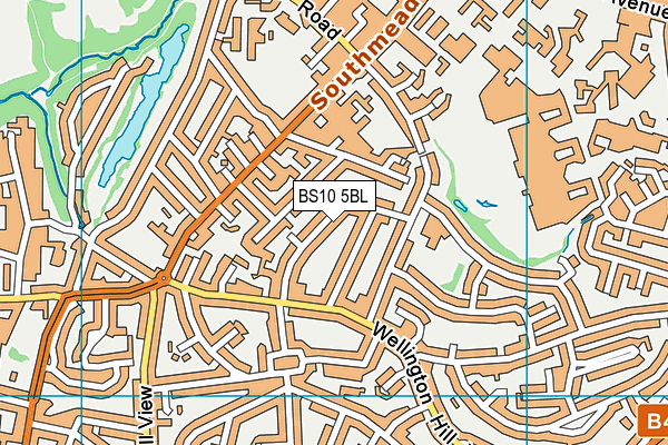 BS10 5BL map - OS VectorMap District (Ordnance Survey)