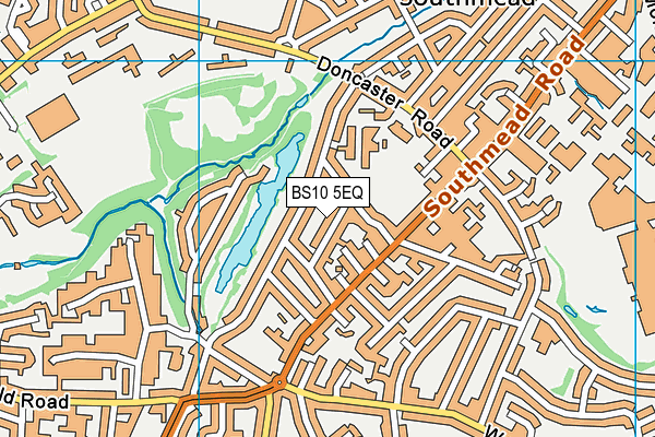 BS10 5EQ map - OS VectorMap District (Ordnance Survey)