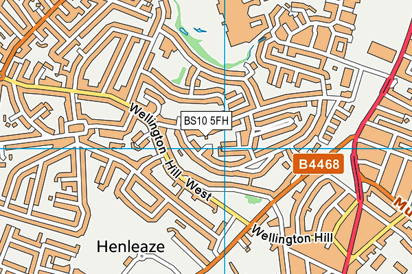 BS10 5FH map - OS VectorMap District (Ordnance Survey)