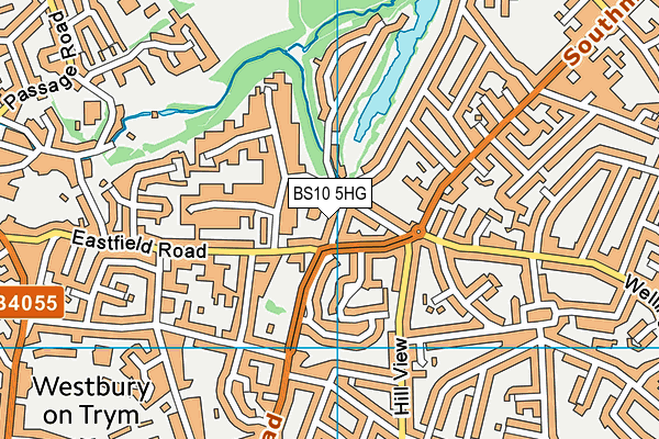 BS10 5HG map - OS VectorMap District (Ordnance Survey)